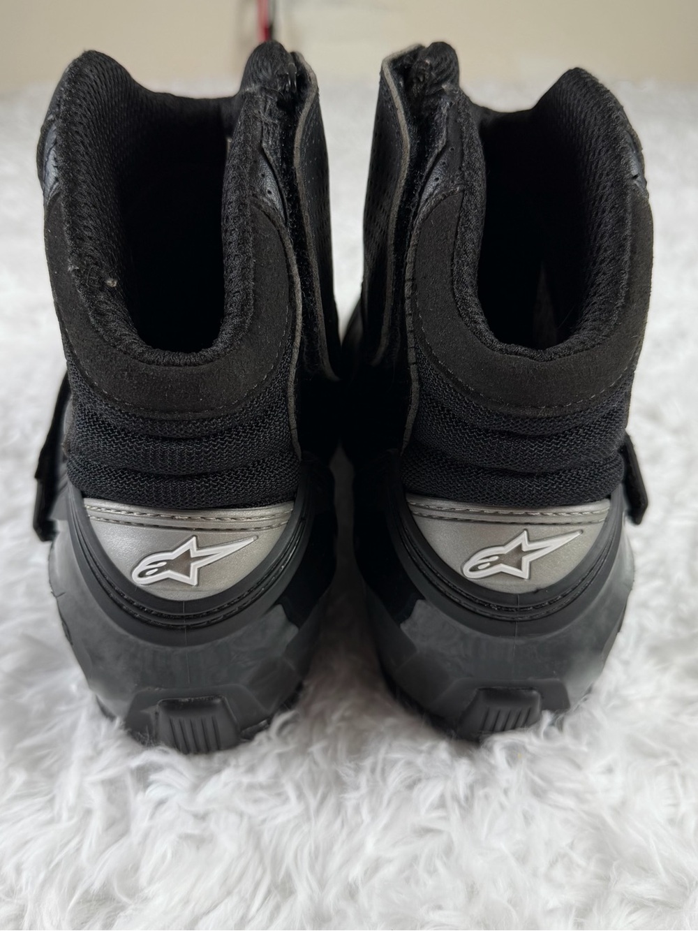 Alpinestars SMX-1 R Vented v2 Motorcycle Boots All Black Men’s 11.5 EUR 46 Moto - Picture 7 of 15